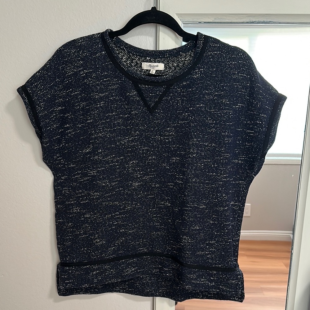 Madewell Black and White Short Sleeve Tee